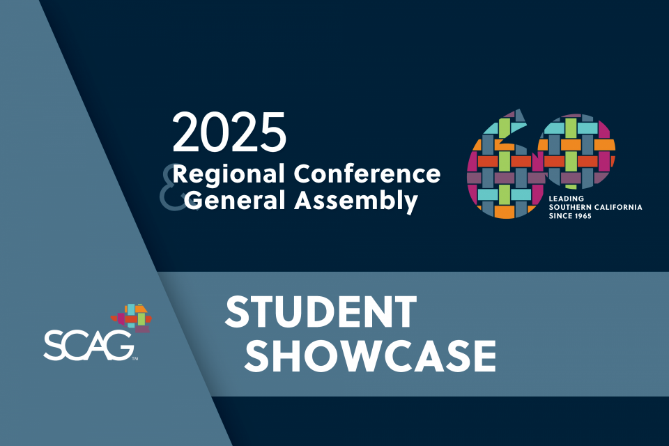 2025 SCAG Student Showcase Now Open For Submissions