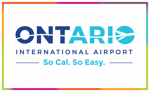 Ontario International Airport logo with tagline "So Cal. So Easy."